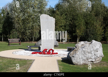 RUC Denkmal National Memorial Arboretum Stockfoto