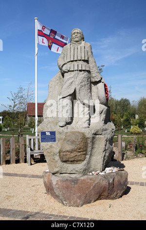 RNLI-Denkmal am national Memorial arboretum Stockfoto