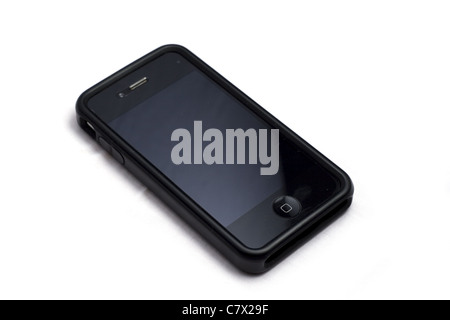 iPhone 4 Handy ausgeschaltet im schlanken Gehäuse Stockfoto