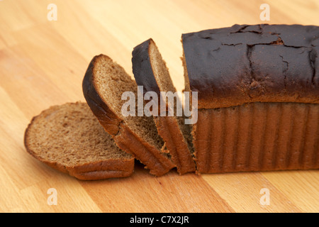 Veda Brotlaib verkauft eine Malz-Brot in Nordirland. Stockfoto