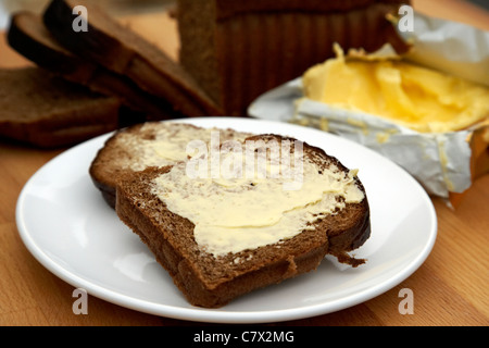 Veda Brotlaib verkauft eine Malz-Brot in Nordirland. Stockfoto