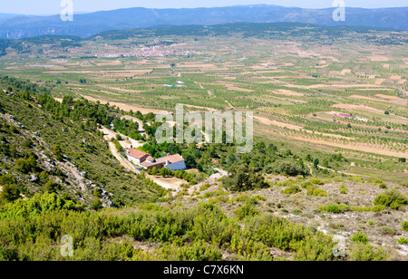 Aras de Los Olmos Tal in der Provinz Valencia Spanien Stockfoto