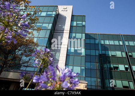 AIB Allied Irish Bank internationales Zentrum Hauptsitz, AIB Capital Markets bei Custom House Quay, Dublin, Irland. Stockfoto