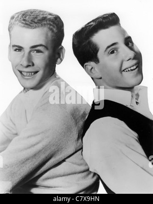 SIMON und GARFUNKEL Promo-Foto der US-Musik-Duo als Tom & Jerry 1957 Stockfoto