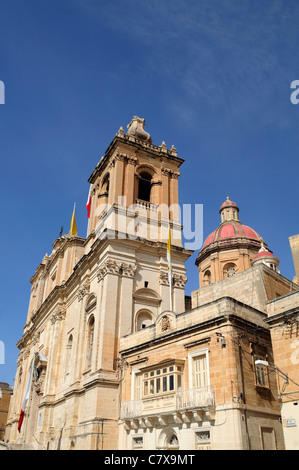 St.-Laurentius Kirche, Vittoriosa (Birgu) Stockfoto