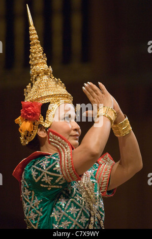 Thai Kulturtag Ereignis in der Brangwyn Hall in Swansea. Die jährliche Veranstaltung ist ein Fest der Kultur von Thailand. Stockfoto