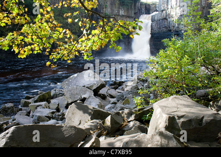 Hohe Kraft im Frühherbst, Teesdale, Durham Stockfoto