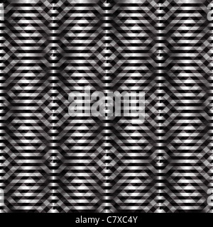 metallische nahtlose Hintergrund, abstrakte Textur; Vektor-Illustration Kunst; Bild enthält Transparenz Stockfoto