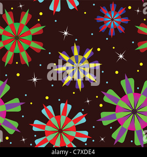 abstrakte geometrische nahtlose Textur, Vektor-Illustration Kunst Stockfoto