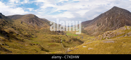 Ogwen Valley Snowdonia. Stockfoto