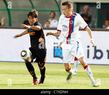 Vasas vs. AS Roma (0:1) Freundschaftsspiel Stockfoto