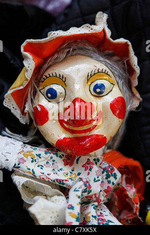 Judy Puppet von Punch and Judy Show Stockfoto