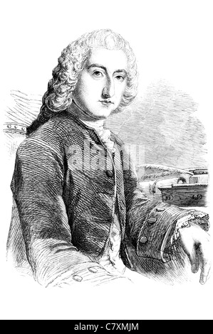 William Pitt 1. Earl Chatham 1708 1778 britische Whig Staatsmann Lordsiegelbewahrer politischer Führer Patriot Whigs Whig-Politiker Stockfoto