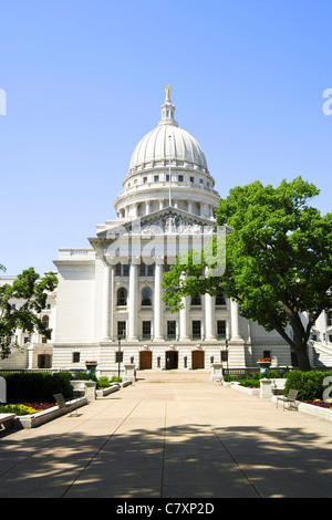 Das State Capitol Building in Madison Wisconsin Stockfoto