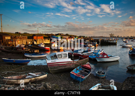 Paddys Loch Fishermans harbour, South Gare, Redcar, Caleveland Stockfoto