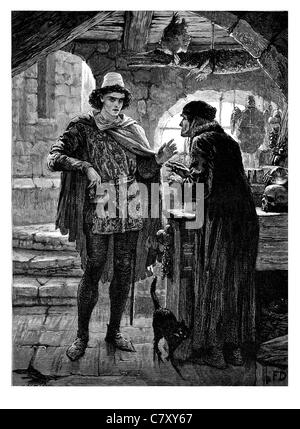 William Shakespeares Romeo Und Julia Akt Iii Szene V Romeo Juliet Und Krankenschwester In Julias Zimmer Zu Spielen Englischer Dichter Und Stockfotografie Alamy