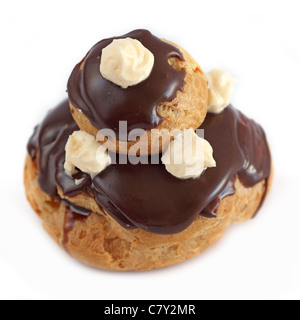 Religieuse Chocolat religiöse Schokolade Stockfoto