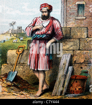 Bibel Geschichten-Illustration aus den Sprüchen von Solomon IV Stockfoto