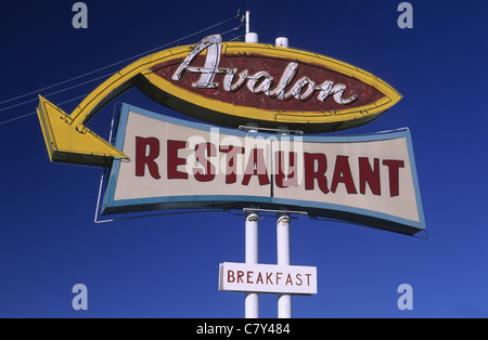 USA, New-Mexico, Gallup, der Route 66 Stockfoto