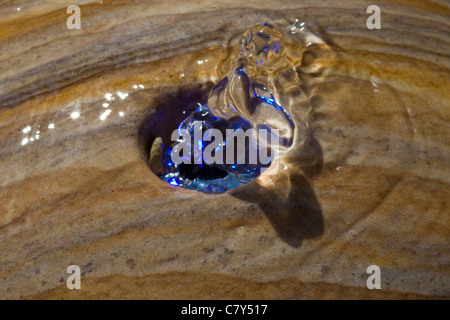 Wasser-Feature-Muster Stockfoto