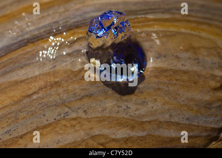 Wasser-Feature-Muster Stockfoto