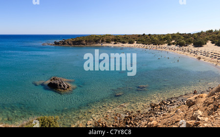 Glystra Bay in Rhodos, Griechenland Stockfoto