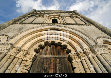 Abbaye Notre Dame de Assomption de Châtre, Saint-Brice, Charente, Frankreich Stockfoto