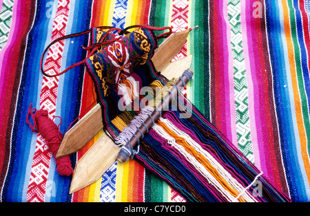 Peru, Urubamba-Tal, Chinchero Markt Stockfoto