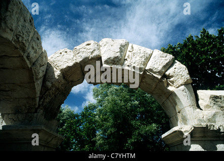 Italien, Molise, wagte die römischen Ruinen Stockfoto