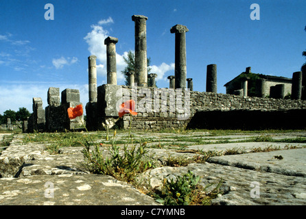 Italien, Molise, wagte die römischen Ruinen Stockfoto