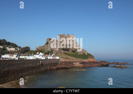 Hafen von Gorey, Jersey Stockfoto