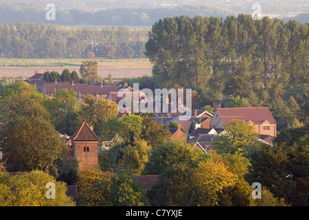 North Lincolnshire Dorf von Bonby auf einem sonnigen September-Abend Stockfoto