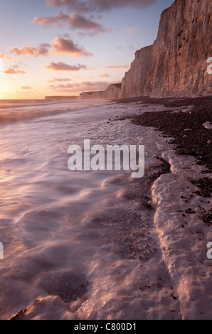 Birling Gap, sieben Schwestern, East Sussex, England, UK Stockfoto