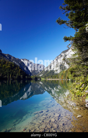 Gletschersee, Leopoldsteiner See, Österreich Stockfoto