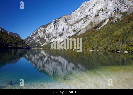 Gletschersee, Leopoldsteiner See, Österreich Stockfoto