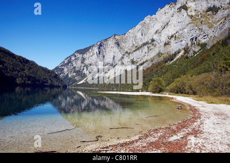 Gletschersee, Leopoldsteiner See, Österreich Stockfoto