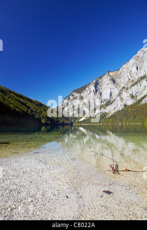 Gletschersee, Leopoldsteiner See, Österreich Stockfoto