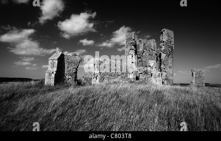 Die Ruinen der St. Jakobskirche in Bawsey, King's Lynn in Norfolk. Stockfoto