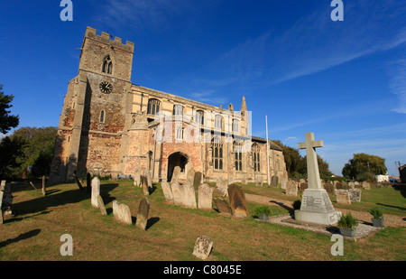 Die Kirche von Str. Mary Magdalene in Wiggenhall St Mary Magdalen, Norfolk. Stockfoto