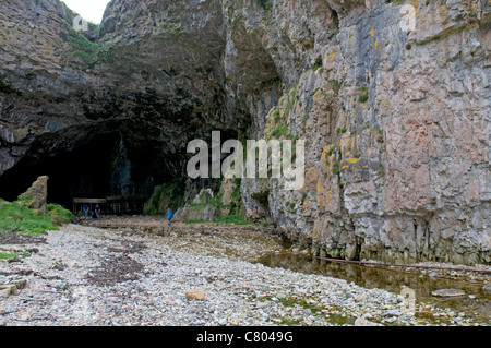 Smoo Höhle in der Nähe von Durness im äußersten Norden von Schottland Stockfoto