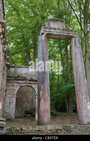 Virginia Water Ruinen von Leptis Magna römische Stadt Stockfoto