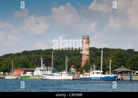 Der alte Leuchtturm von Travemünde, Lübecker Bucht, Ostsee, Schleswig-Holstein, Deutschland, Europa Stockfoto