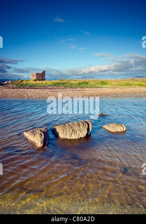 Ballinskelligs Schloss in der Nähe des Ring of Kerry in County Kerry, Irland Stockfoto