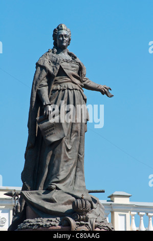 Denkmal für russische express Katharina die große in Odessa Ukraine. Stockfoto