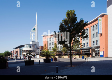 Hilton Garden Inn Hotel Gunwharf Quays Portsmouth England uk Stockfoto