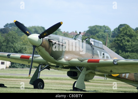 Hawker Hurricane Mark 1 einzigen Sitz RAF Fighter aus der Schlacht von Großbritannien Ära der Zweiten Welt Krieg Stockfoto