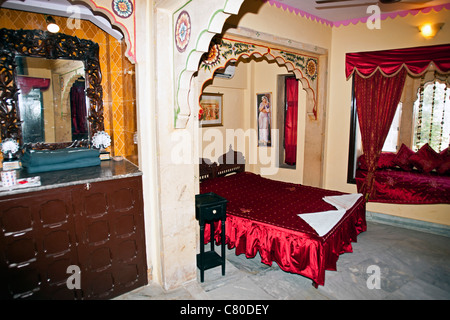Zimmer Hotel Haveli Jodhpur Rajasthan Indien Stockfoto