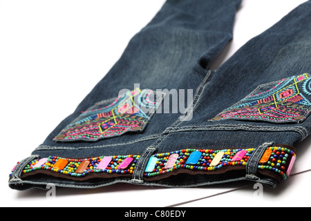 Jeans-denim Stockfoto