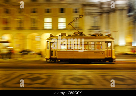 Portugal, Lissabon, Electricos Straßenbahn Stockfoto