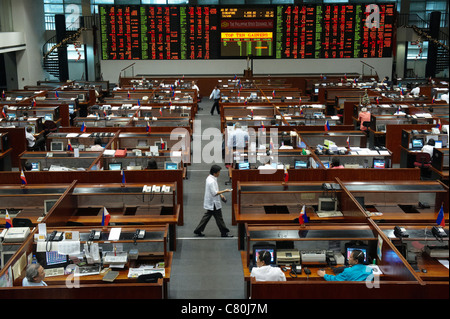 Philippinen, Manila, die Börse Stockfoto